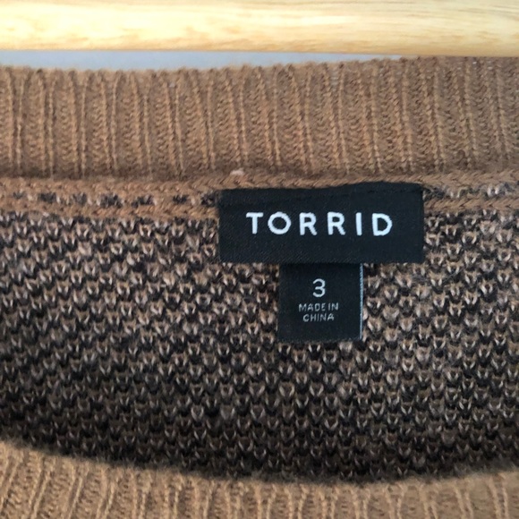 Torrid Leopard Printed Fuzzy Sweater - Picture 2 of 4